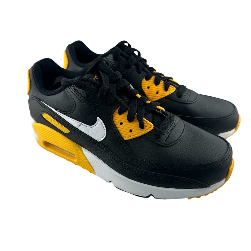 Nike Air Max 90- black and yellow. Size 5.5Y or 7W